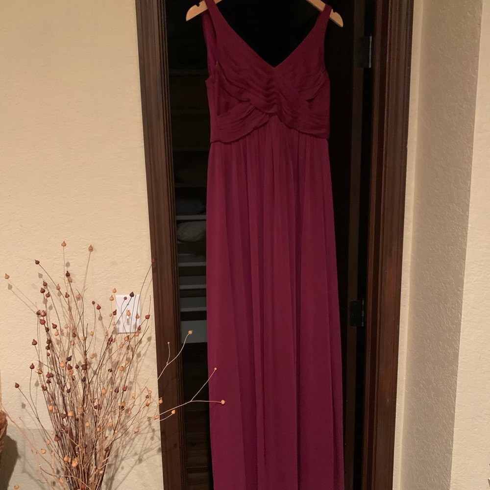 Plum Floor Length Dress (unaltered)